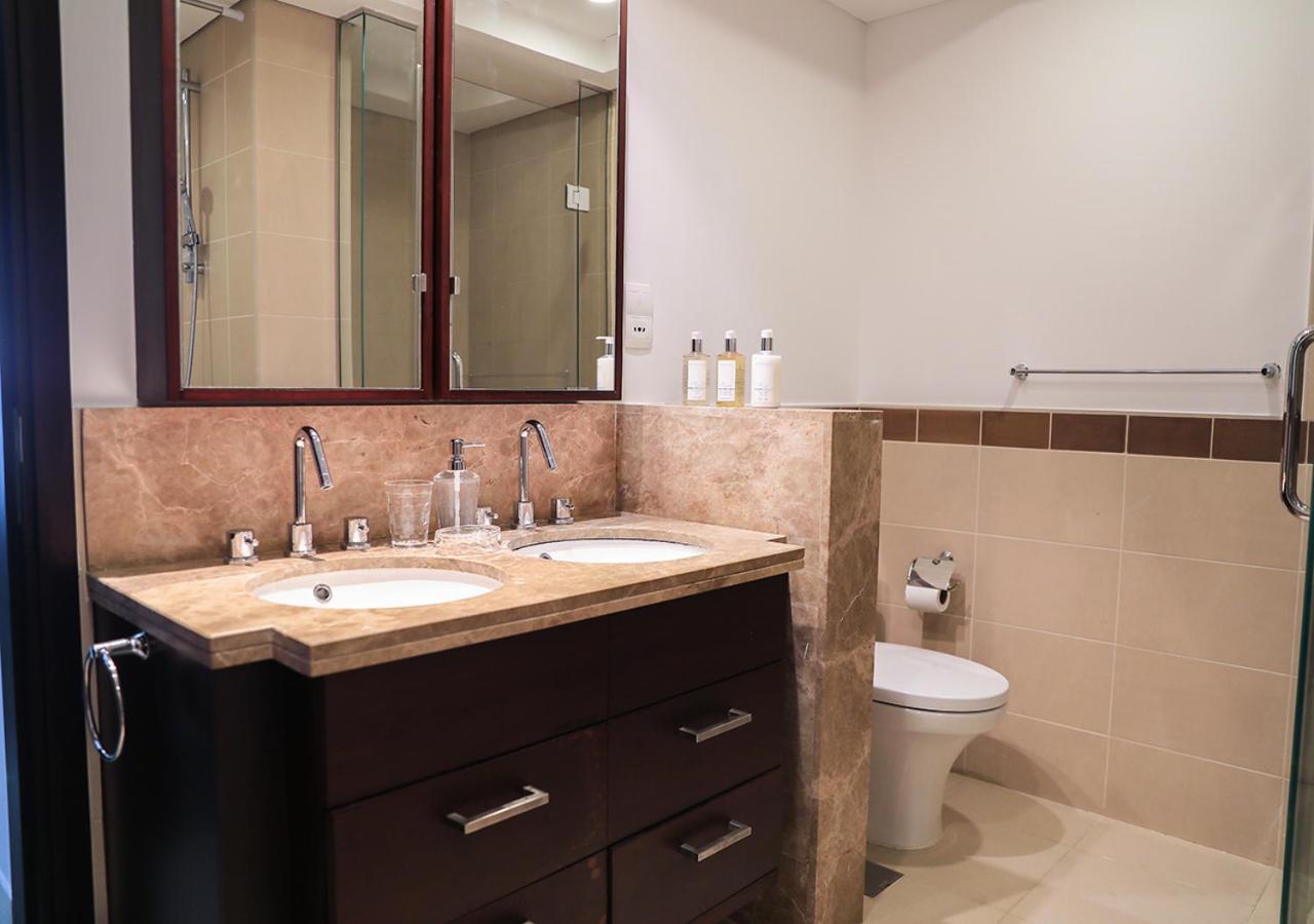 Nasma Luxury Stays - Fancy Apartment With Balcony Near Burj Khalifa Dubai Exteriör bild